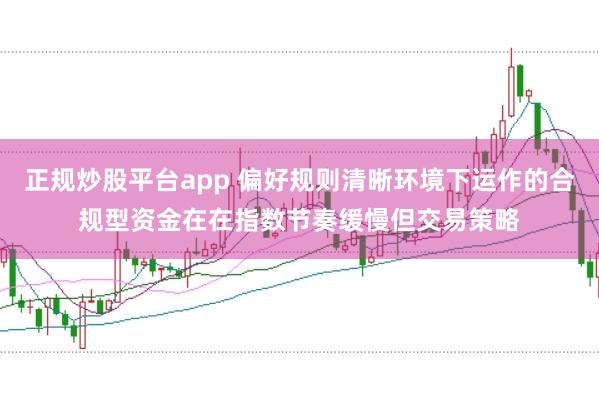 正规炒股平台app 偏好规则清晰环境下运作的合规型资金在在指数节奏缓慢但交易策略